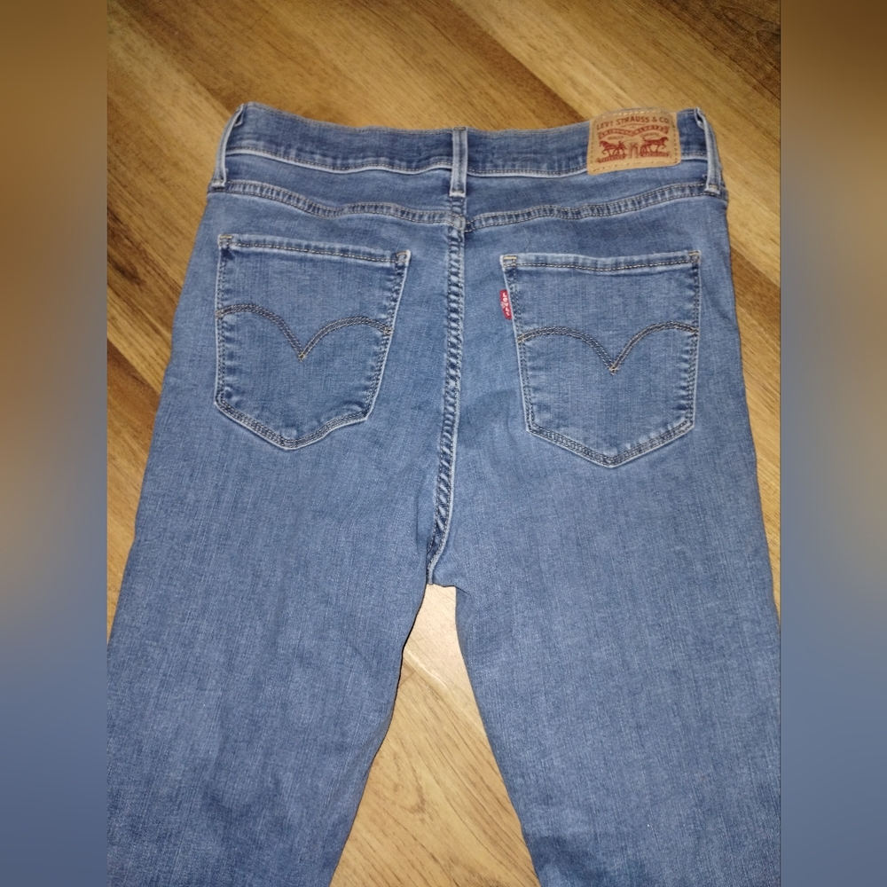 Women's Levi 720 High Waisted Super Skinny Jeans 30x30 - Picture 7 of 9